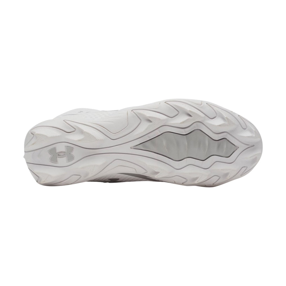 Under Armour Ua Spotlight Hammer Jr. Football Cleats in White Color