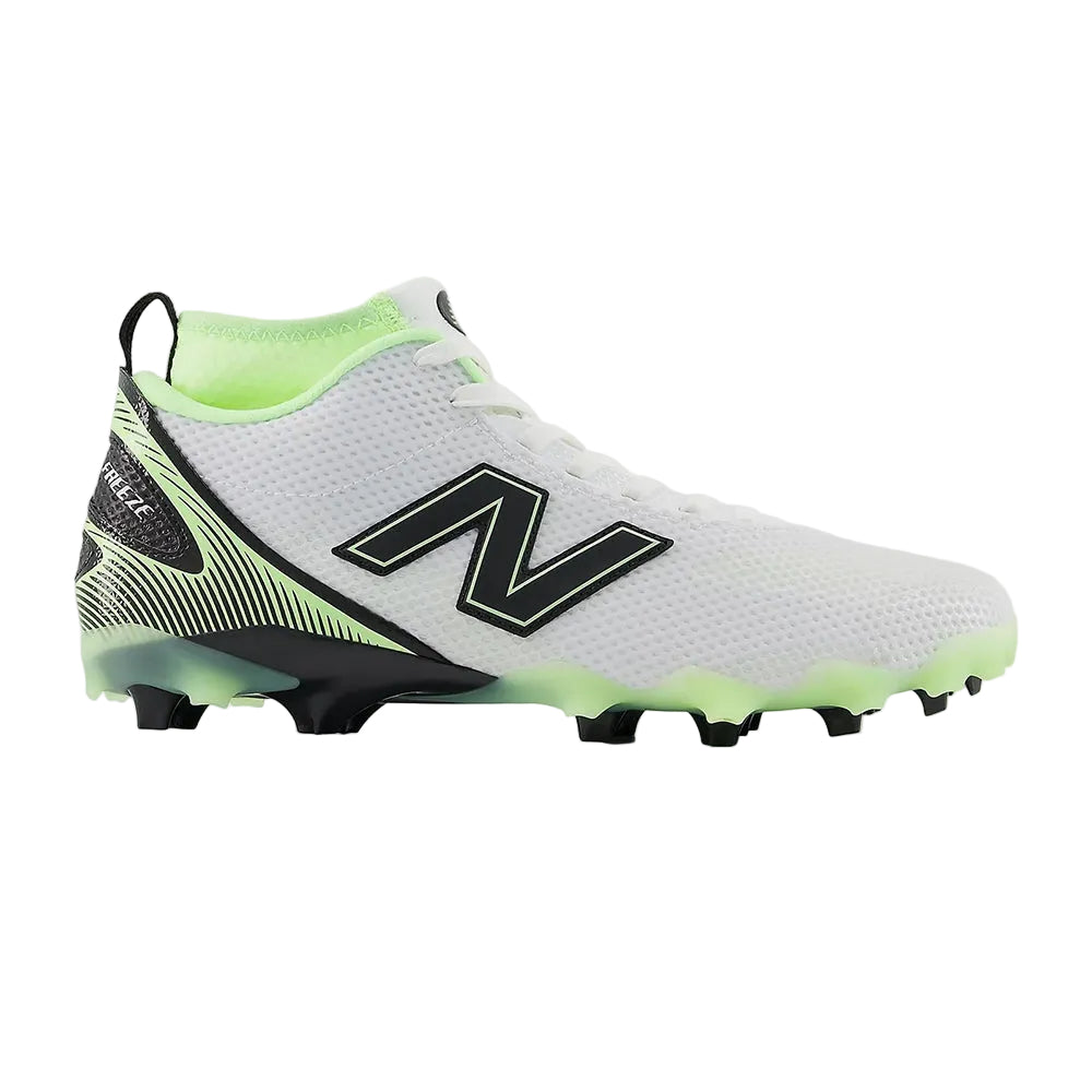 New Balance Freezelx V5 Lax Cleat Lacrosse Cleats in White Color