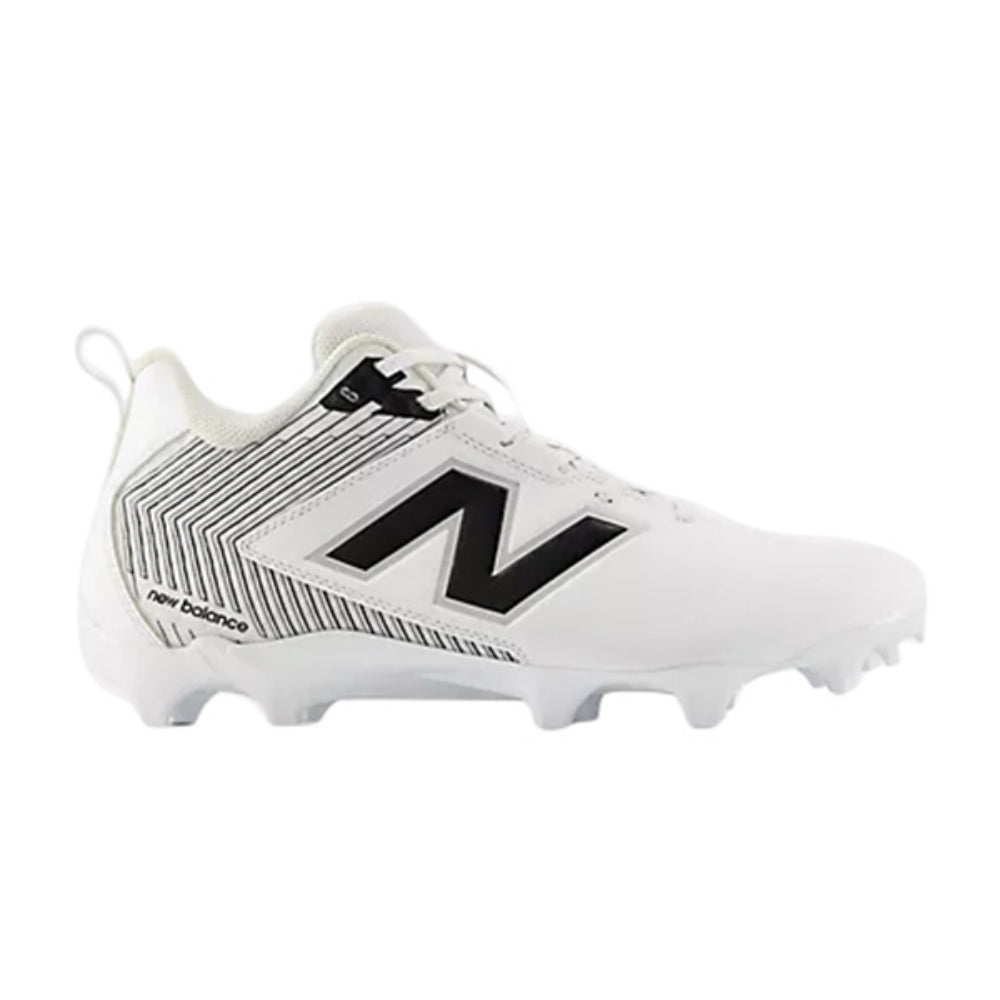 New Balance Rush V5 Mid Lacrosse Cleats in White Color