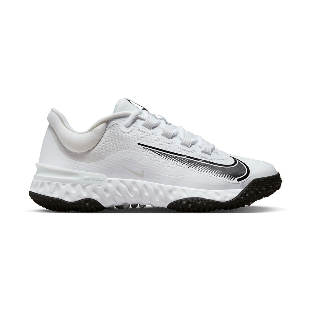 Nike Alpha Huarache elite 4 Trf Softball Cleats in White Color
