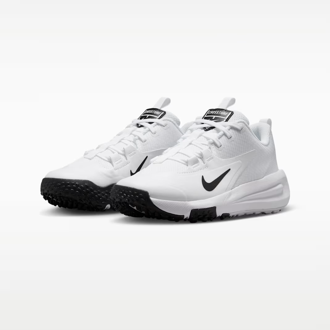 Nike Cross Turf Bg Turf Cleats in White Color