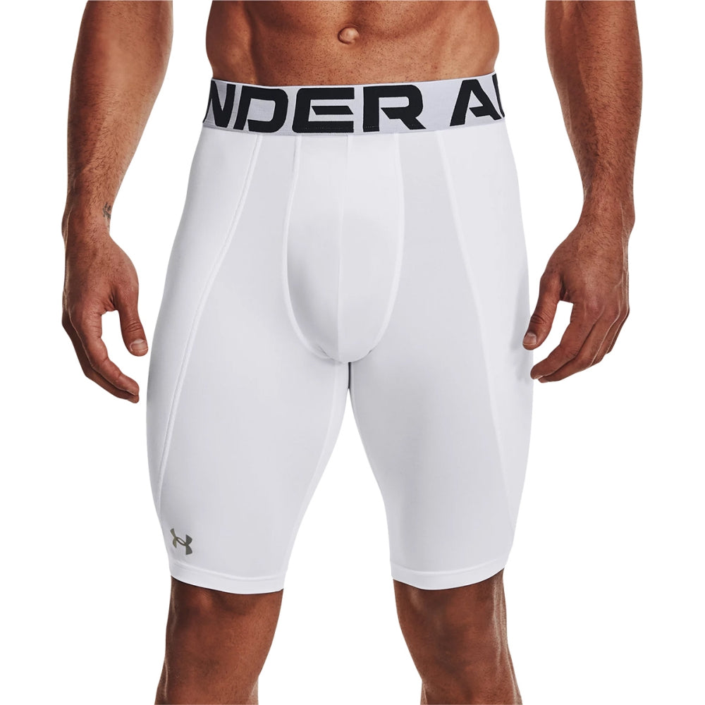 Under Armour Utility Slider W/Cup Shorts in White Color