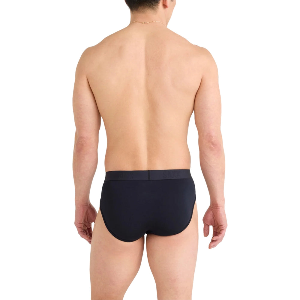 Saxx Apparel Vibe Xtra Soft Brief 2Pk Underwear in Black Color