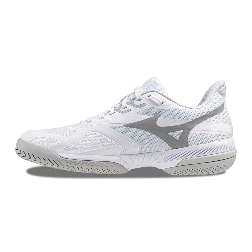 Mizuno Wave Exceed Court AC Tennis Shoes in White Color