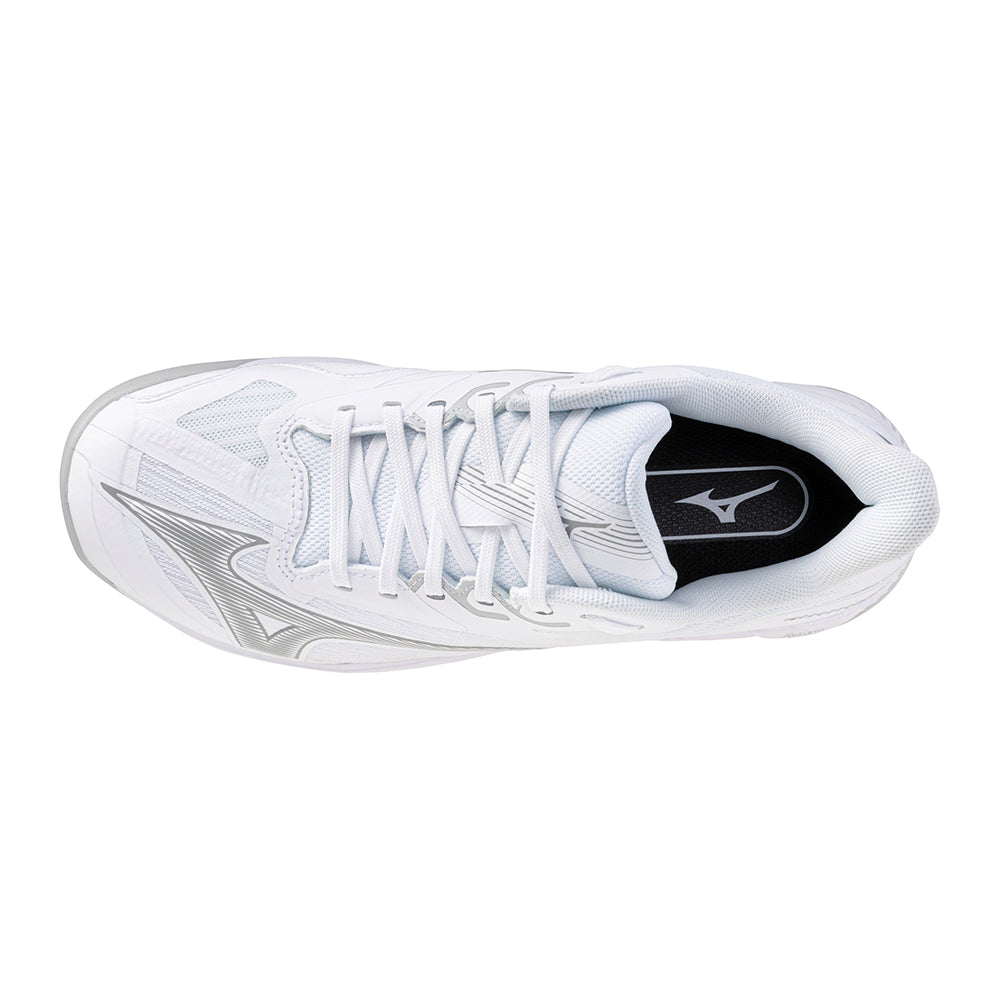 Mizuno Wave Exceed Court AC Tennis Shoes in White Color