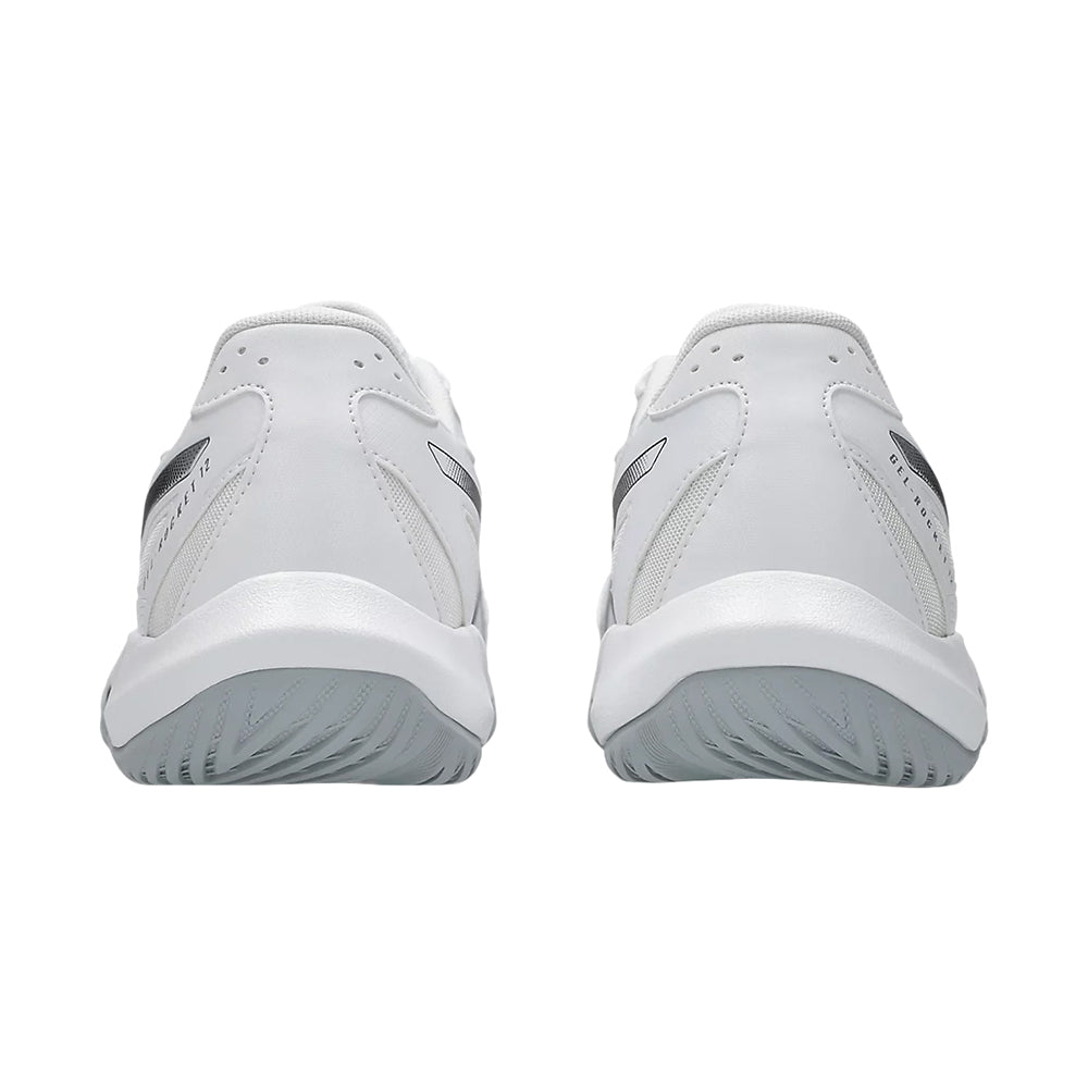 Asics GEL-Rocket 12 Squash Shoes in White Color
