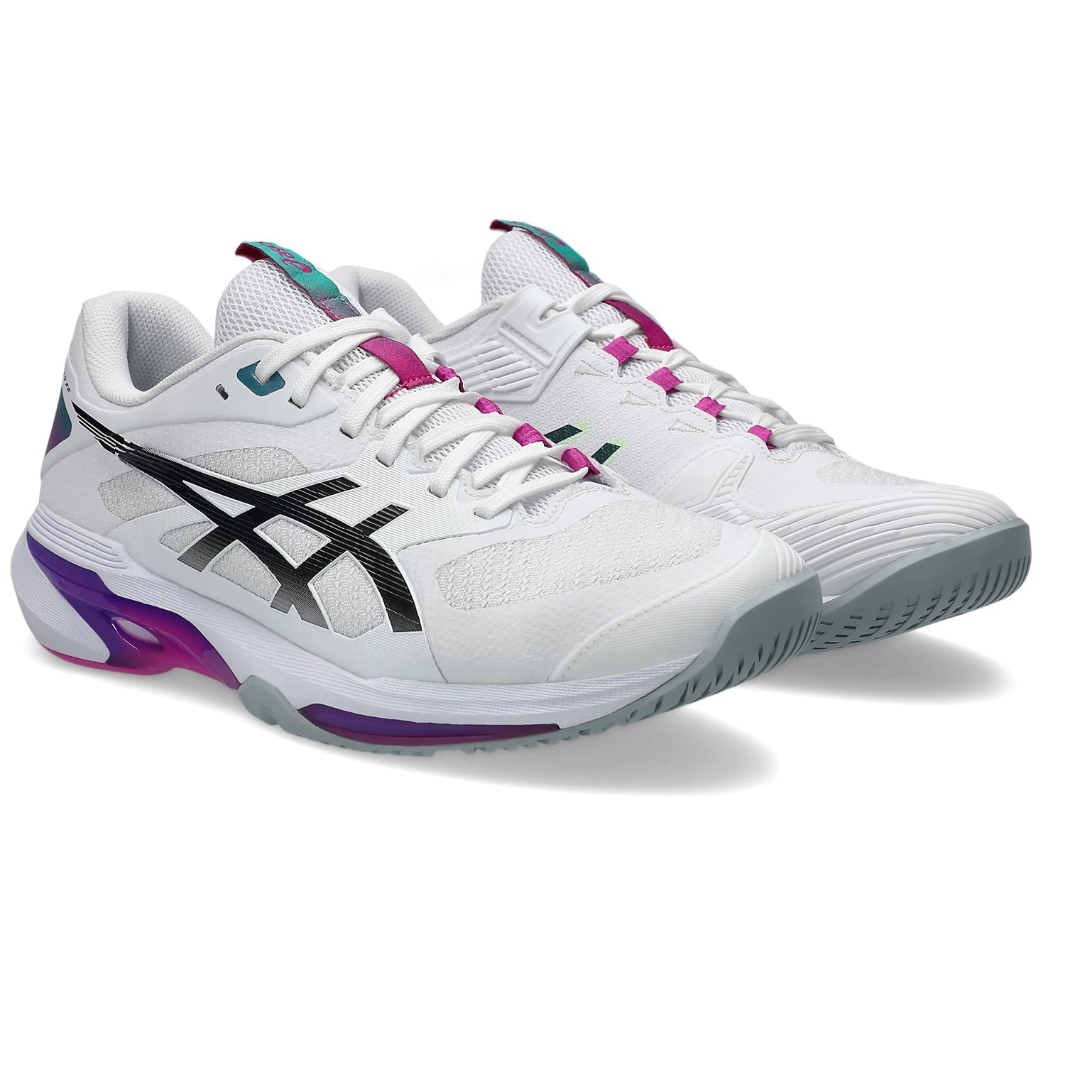 Asics Solution Speed FF 4 Tennis Shoes in White Color