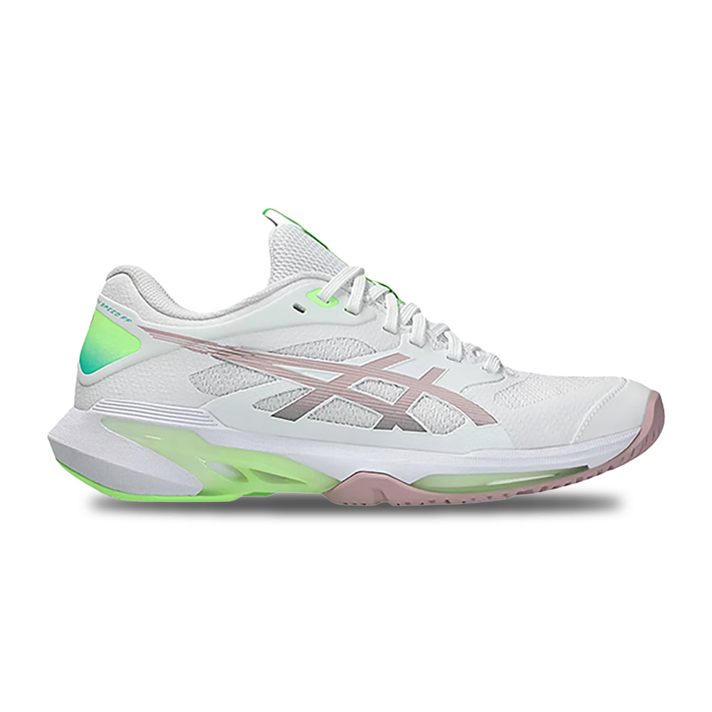 Asics Solution Speed FF 4 Squash Shoes in White Color