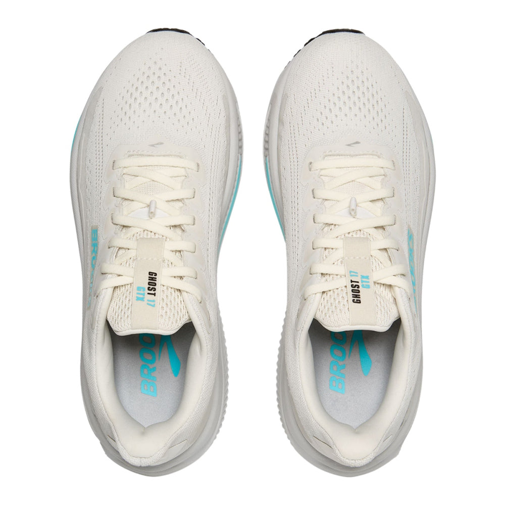 Brooks Ghost 17 GORE-Tex Running Shoes in White Color