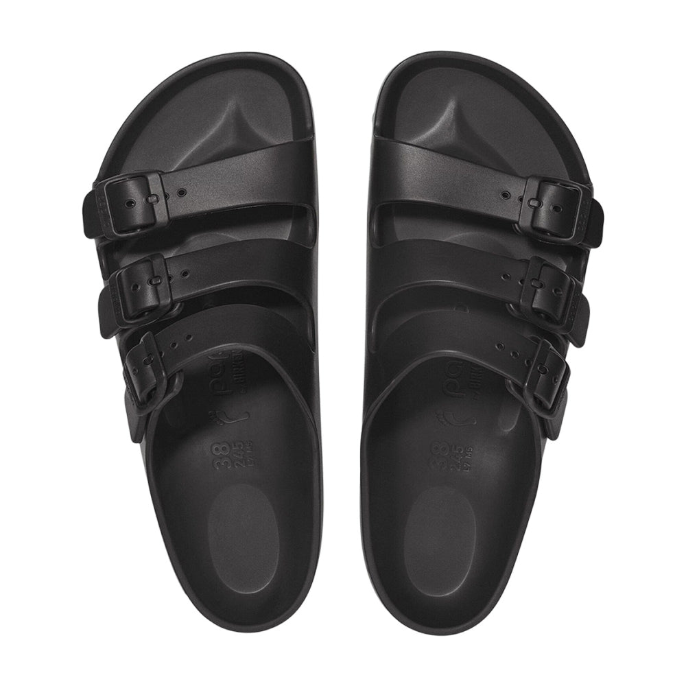 Birkenstock Florida III Platform Eva Slides in Black Color