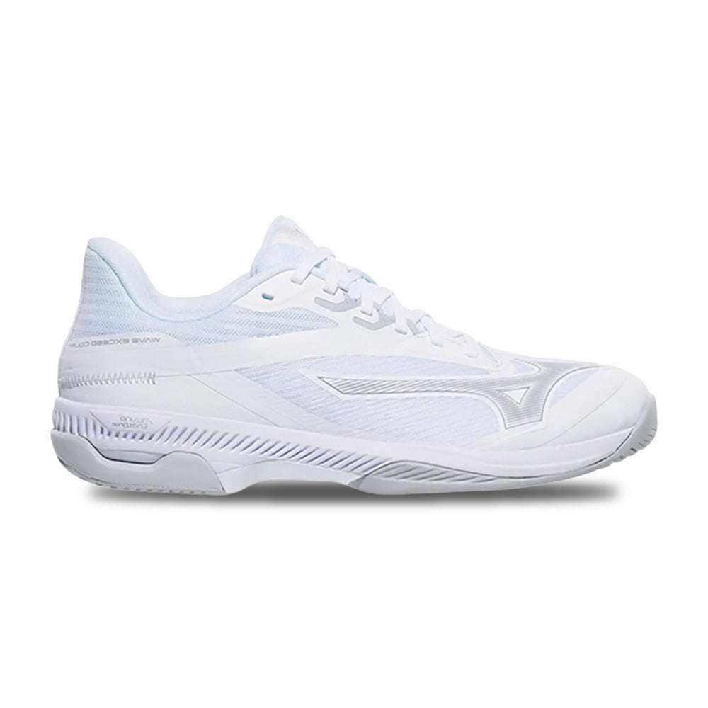 Mizuno Wave Exceed Court AC Tennis Shoes in White Color