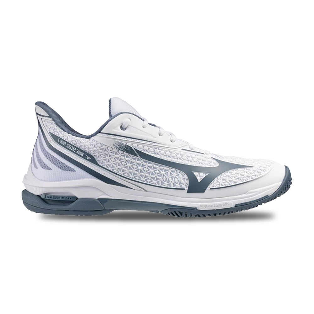 Mizuno Wave Exceed Tour 7 AC Tennis Shoes in White Color