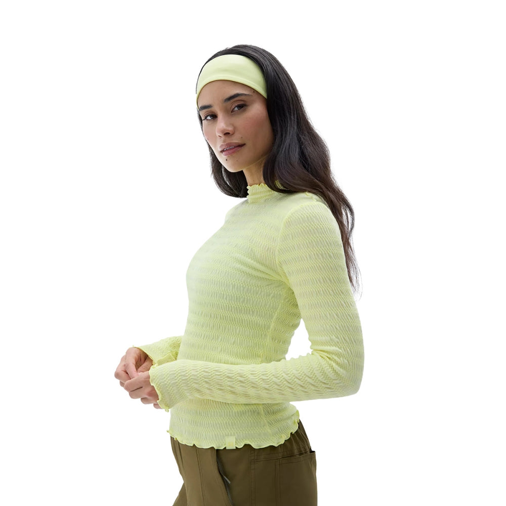 Halfdays Ynes Trail Long Sleave T Tops in Yellow Color