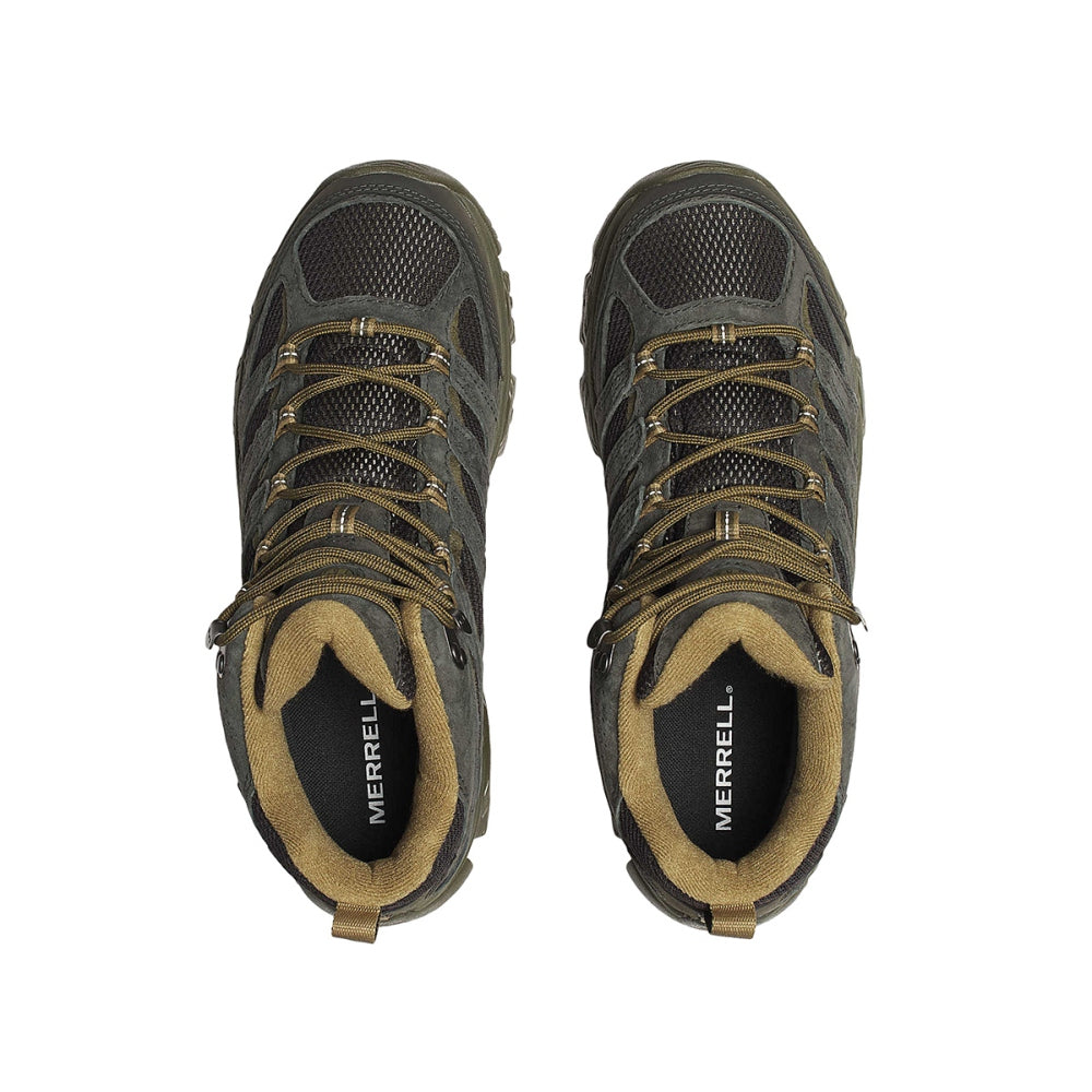 Merrell Moab 3 Mid Wp Boots in Black Color