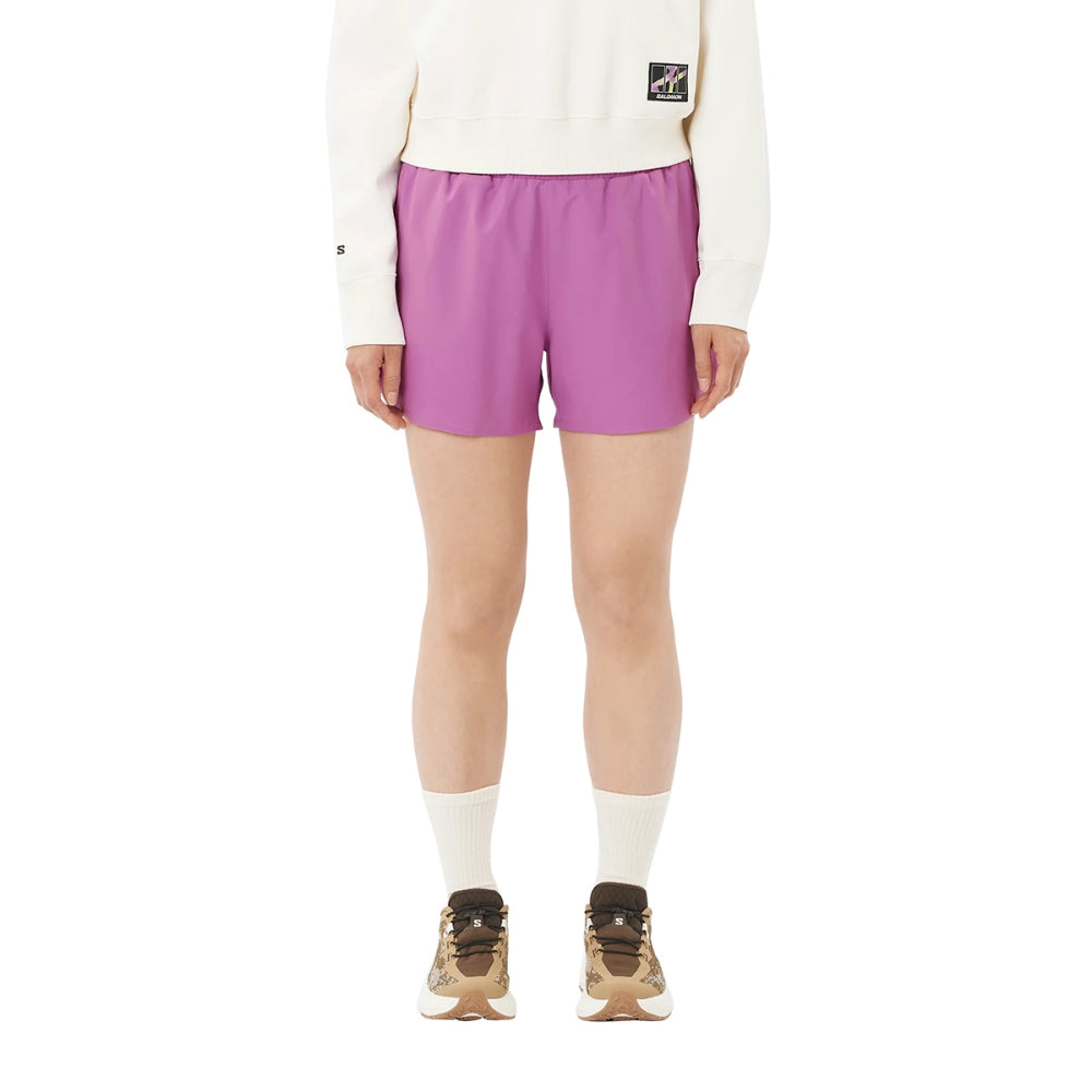 Salomon Shkout Core Shorts 4 W Shorts in Purple Color