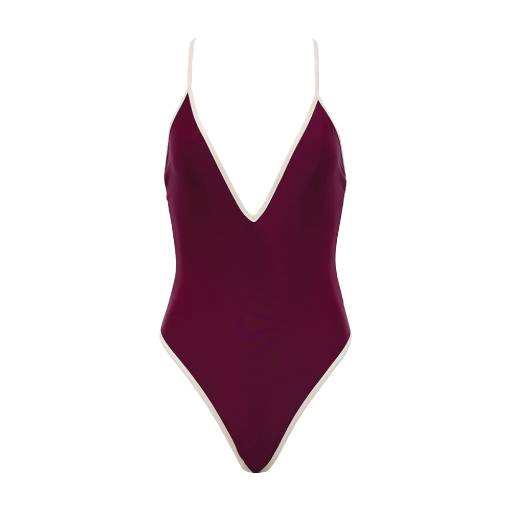 Vyb Reley one piece Swimsuits in Red Color