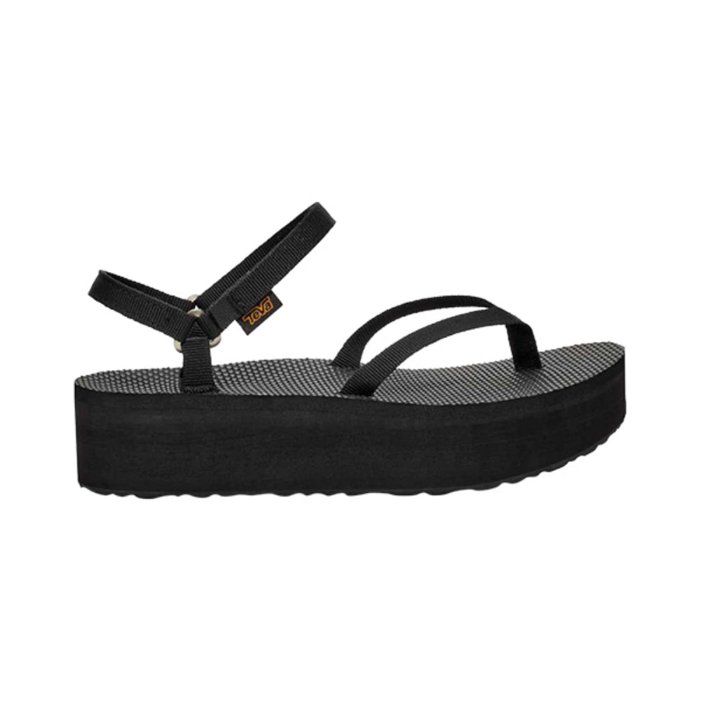 Teva W Flatform Sandal Slim Water Shoes in Black Color