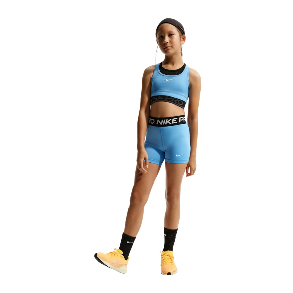 Nike Pro Shorts Fan Apparel in Blue Color
