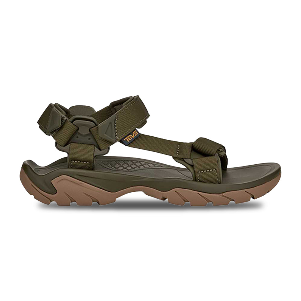 Teva M Terra Fi 5 Universal Sandals in Green Color