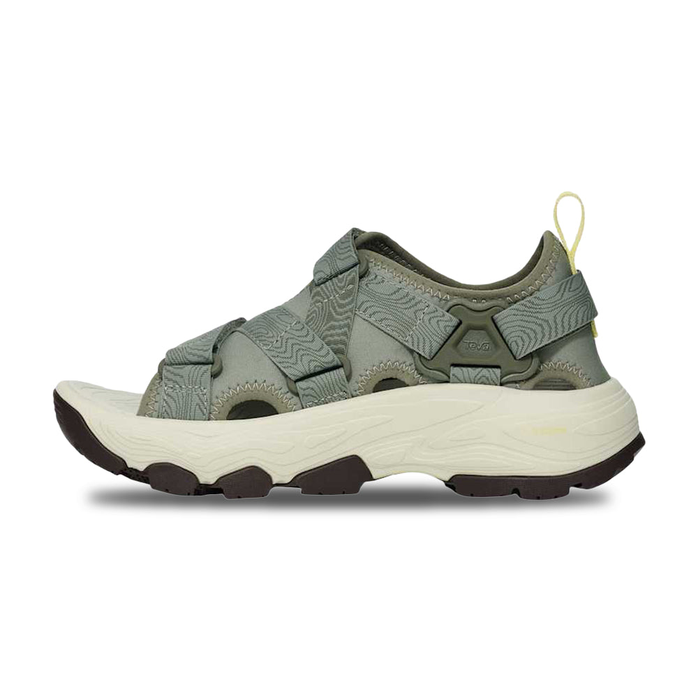 Teva W Grandview Max Sandal Water Shoes in Green Color