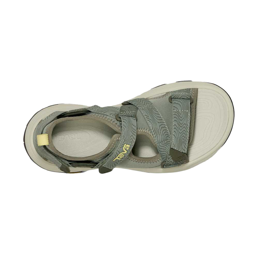 Teva W Grandview Max Sandal Water Shoes in Green Color