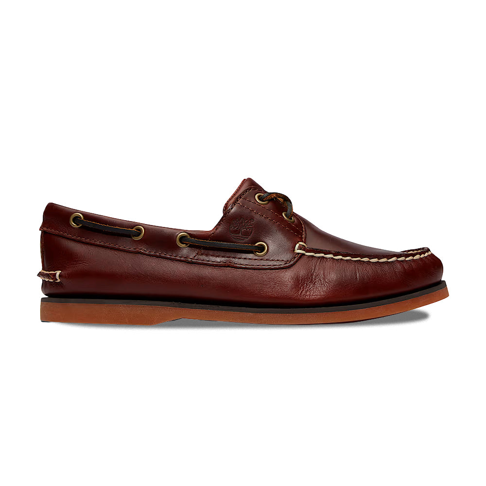 Timberland M Classic Boat 2-Eye Boat Shoes in Brown Color