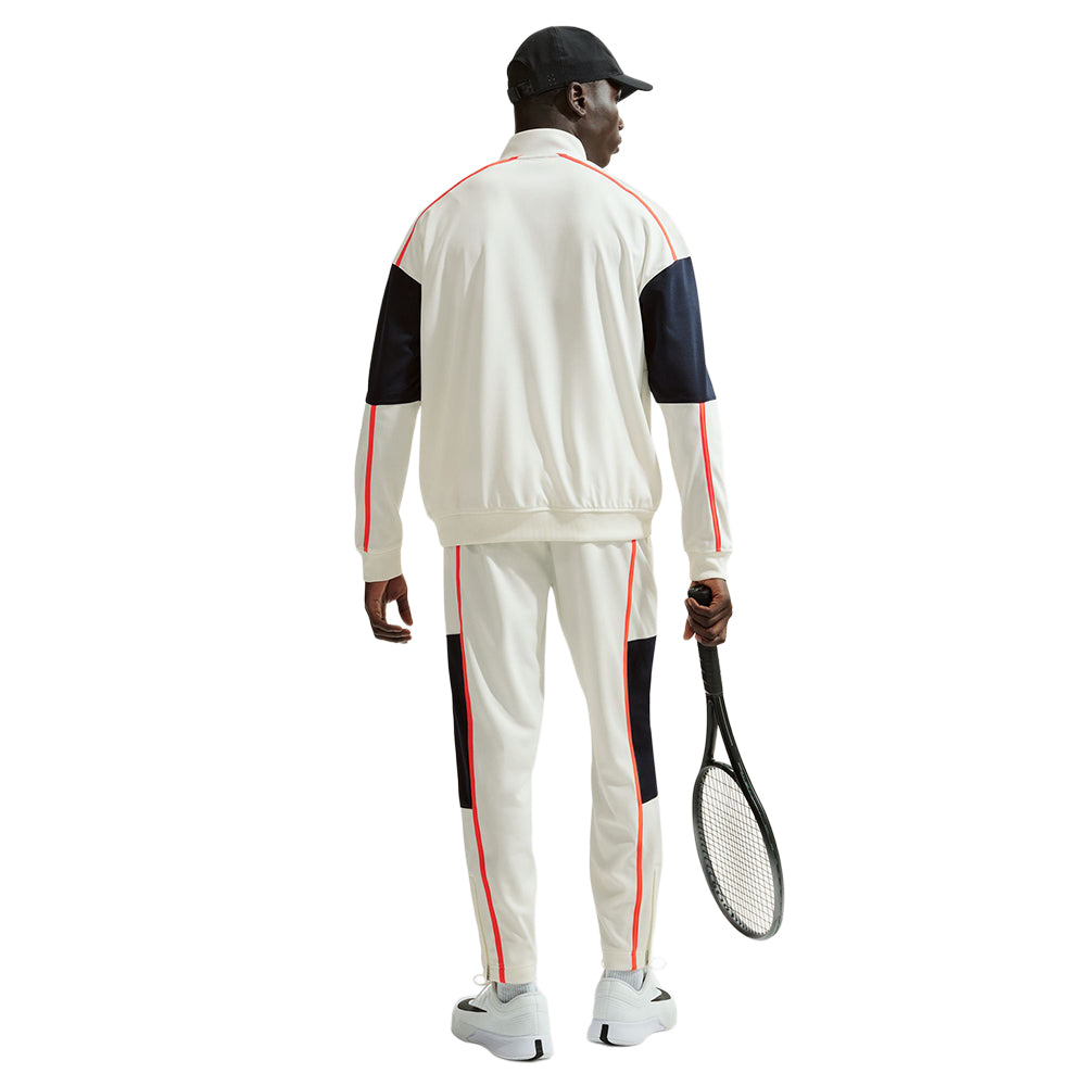 Nike Nikecourt Heritage Track Zip-Ups in White Color