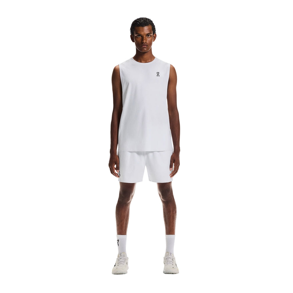 On Mens Court Tank 2 Tops in White Color