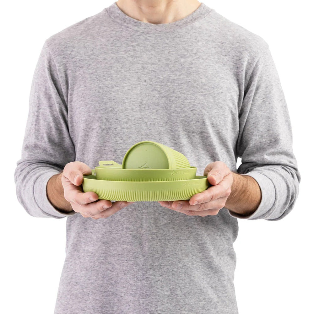 Sea To Summit Horizon Dinnerware Set Camp Cooking in Green Color