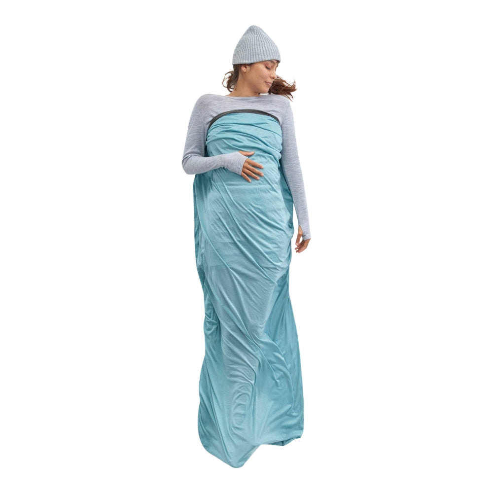 Sea To Summit Unisex Cmfrt Blnd Sleep Liner Camping Accessories in Blue Color