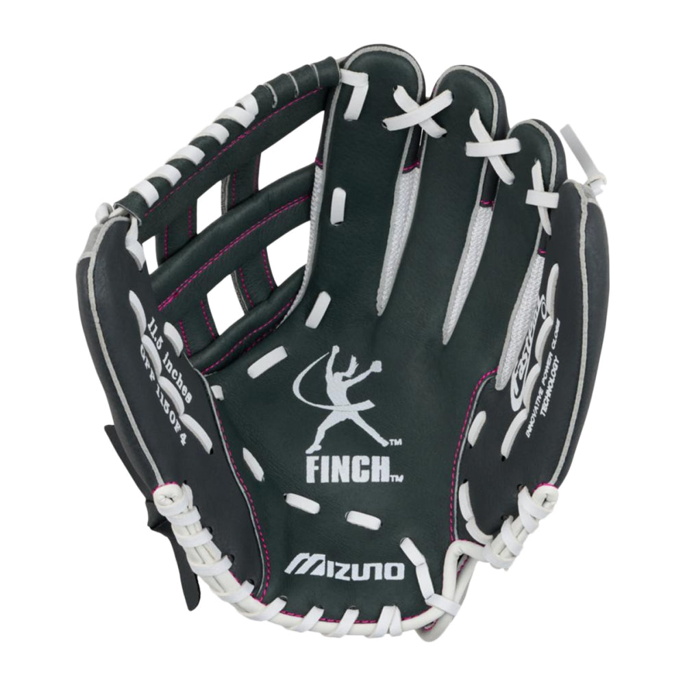 Mizuno Kids 11.50 Prospect Glove Softball Gloves in White Color