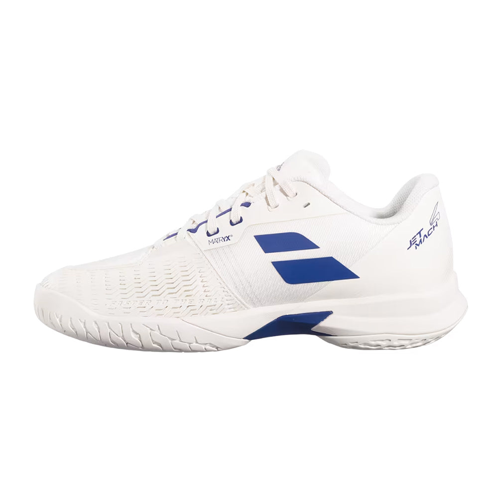 Babolat Mens Jet Mach 4 AC M Tennis Shoes in White Color