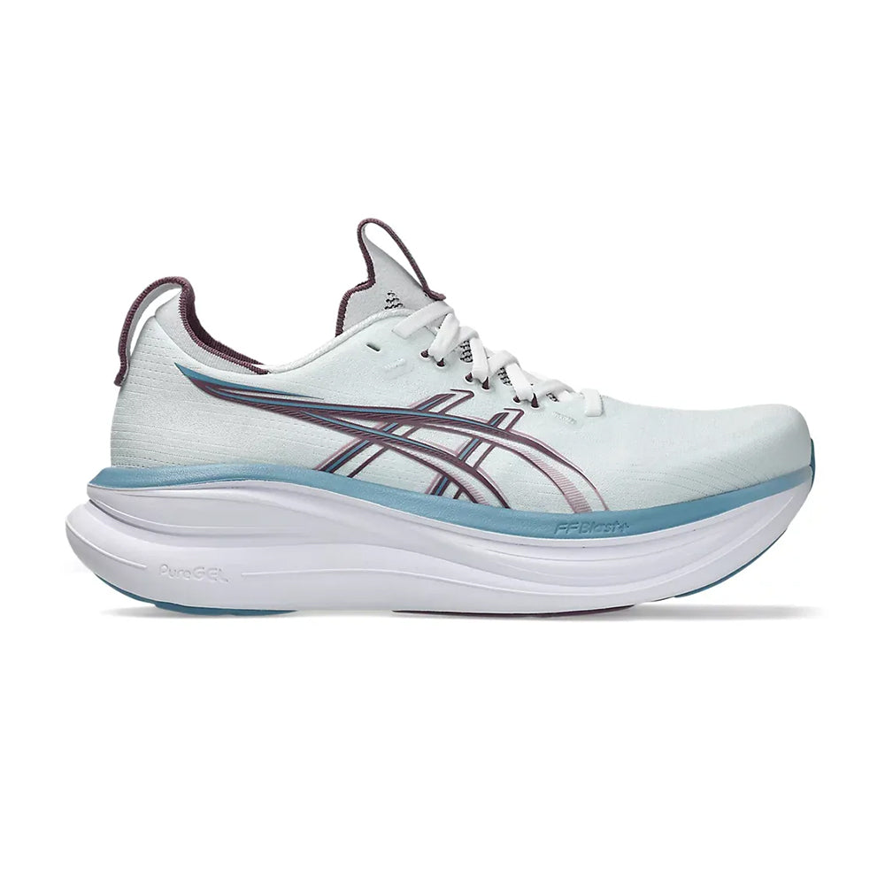 Asics Womens GEL-Nimbus 28 Running Shoes in Blue Color