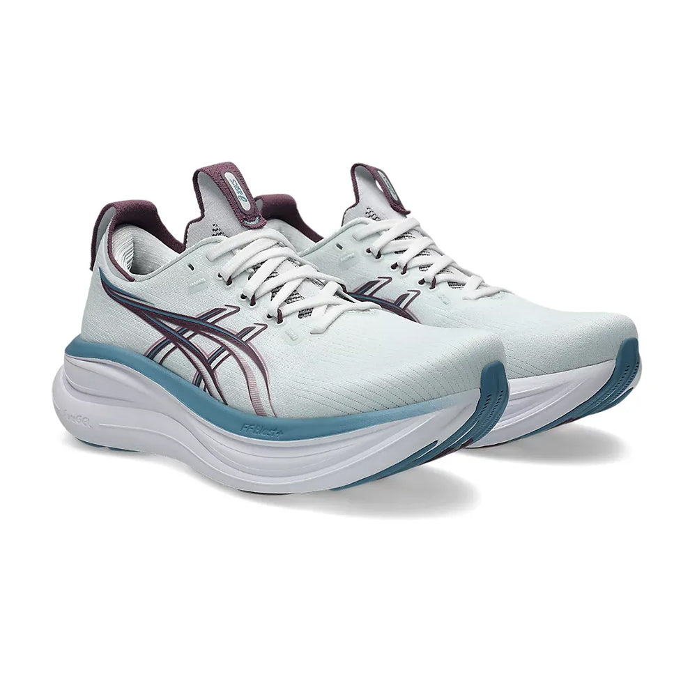 Asics Womens GEL-Nimbus 28 Running Shoes in Blue Color