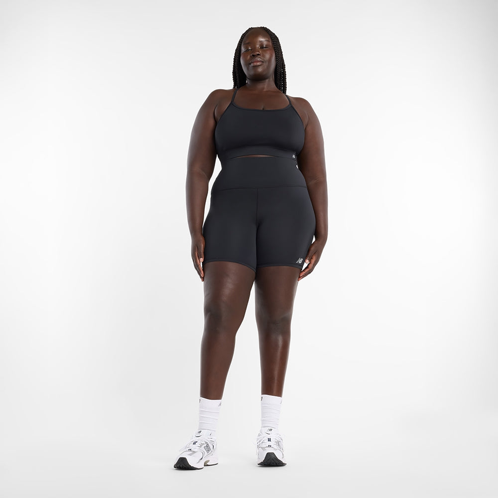 New Balance Nb Harmony Hr Short 6In Shorts in Black Color