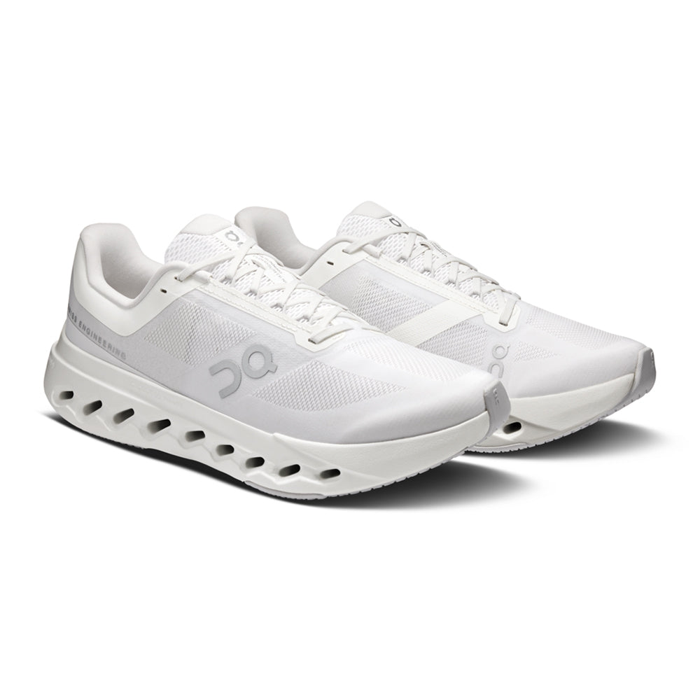 On M Cloudsurfer Next Running Shoes in White Color