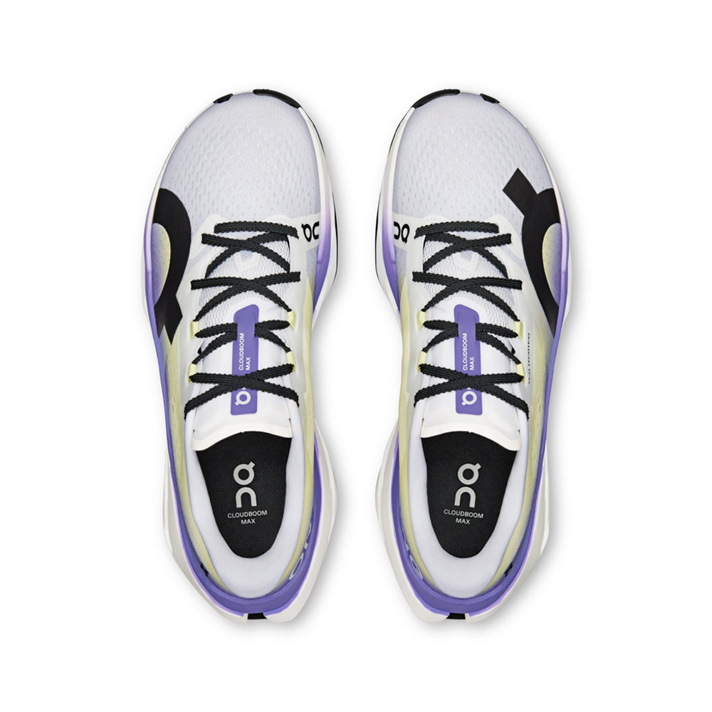 On M Cloudboom Max Running Shoes in White Color