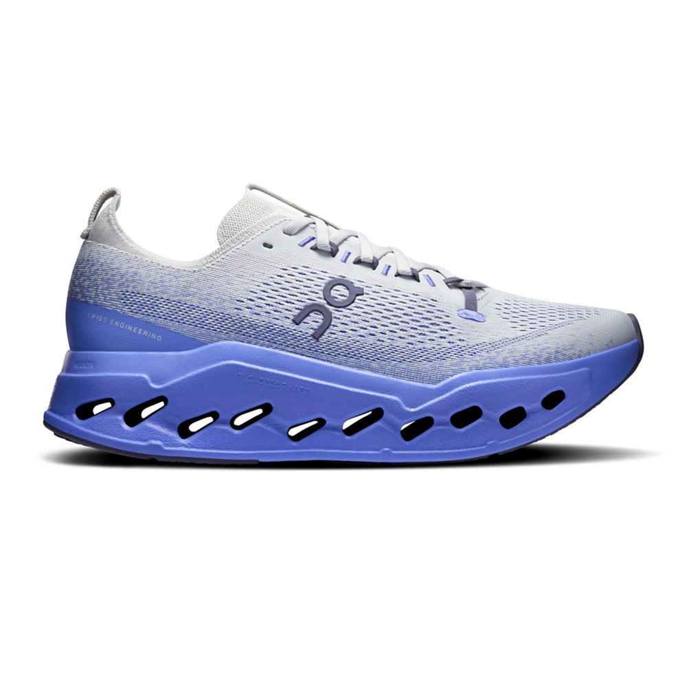 On M Cloudsurfer Max Running Shoes in Grey Color
