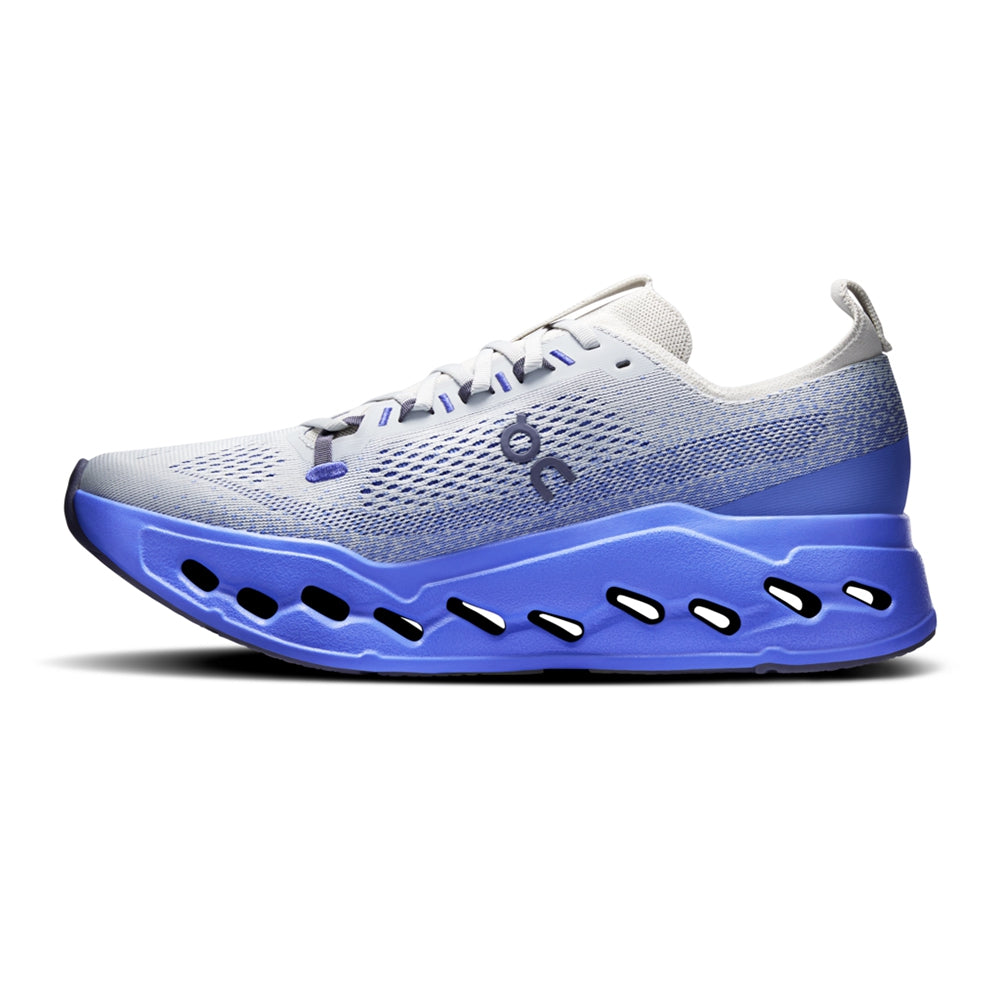 On M Cloudsurfer Max Running Shoes in Grey Color