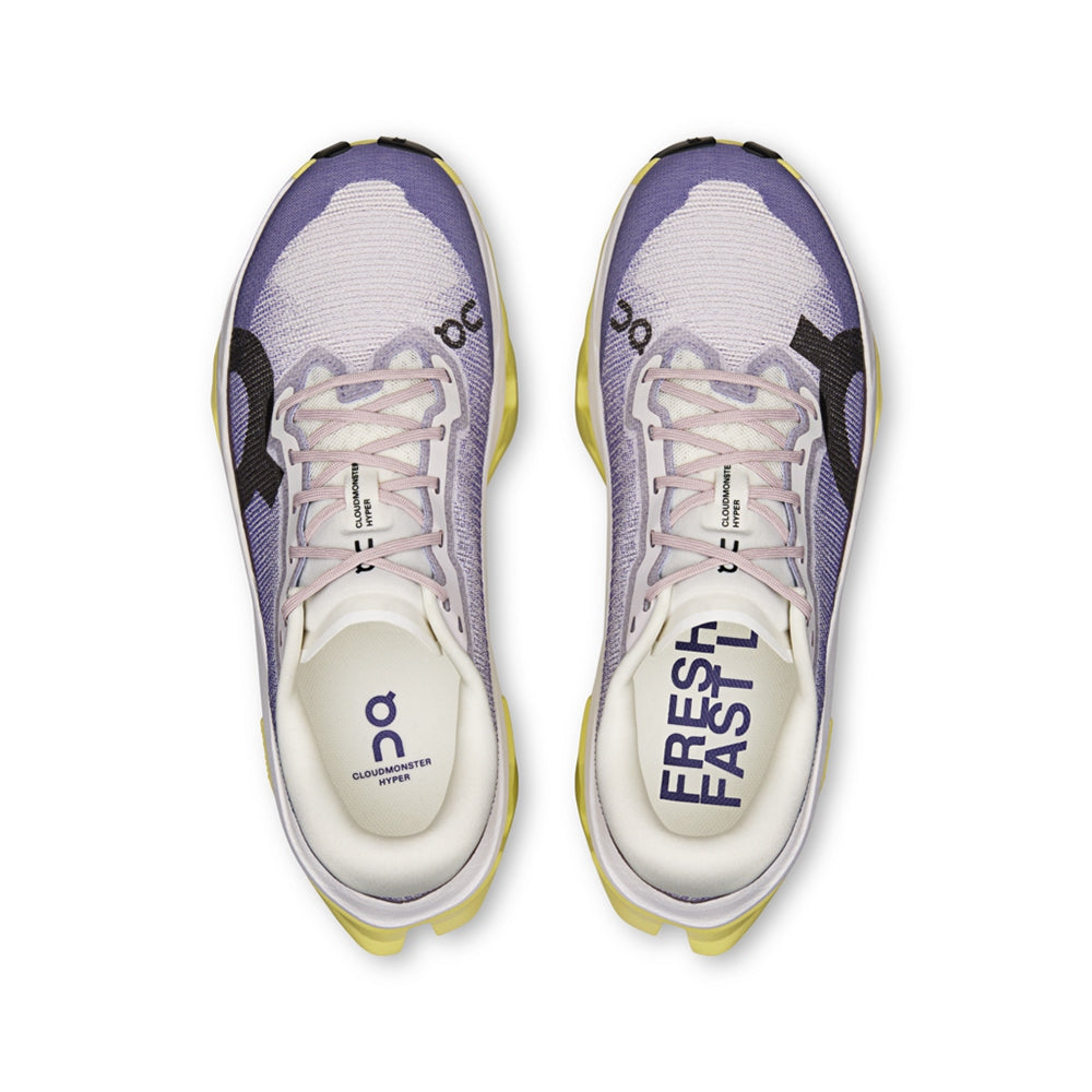 On W Cloudmonster 3 Hyper Running Shoes in Grey Color