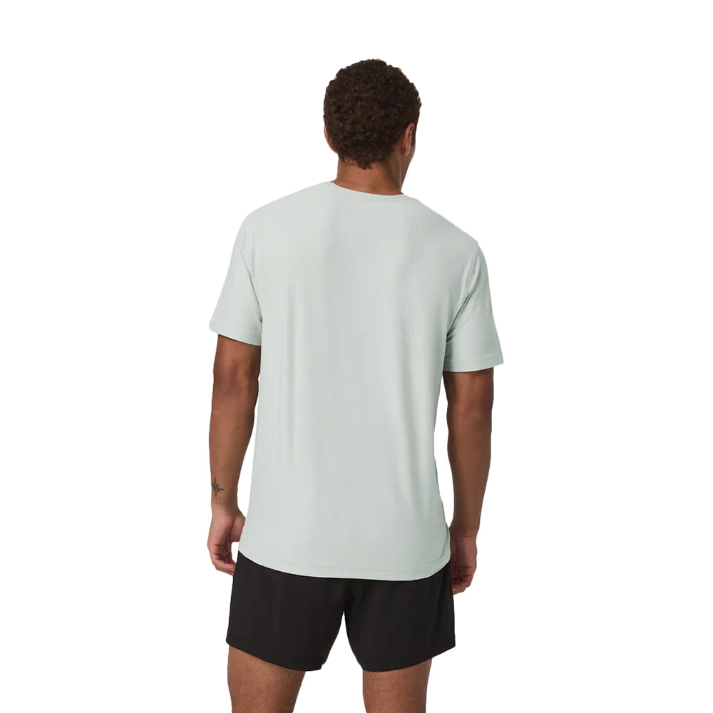 Vuori Strato Tech Tee Tops in Blue Color