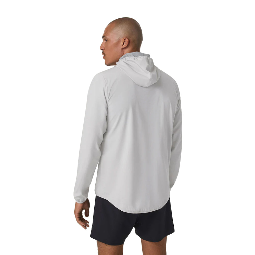 Vuori M-Trainer Shell Running Jackets in Grey Color