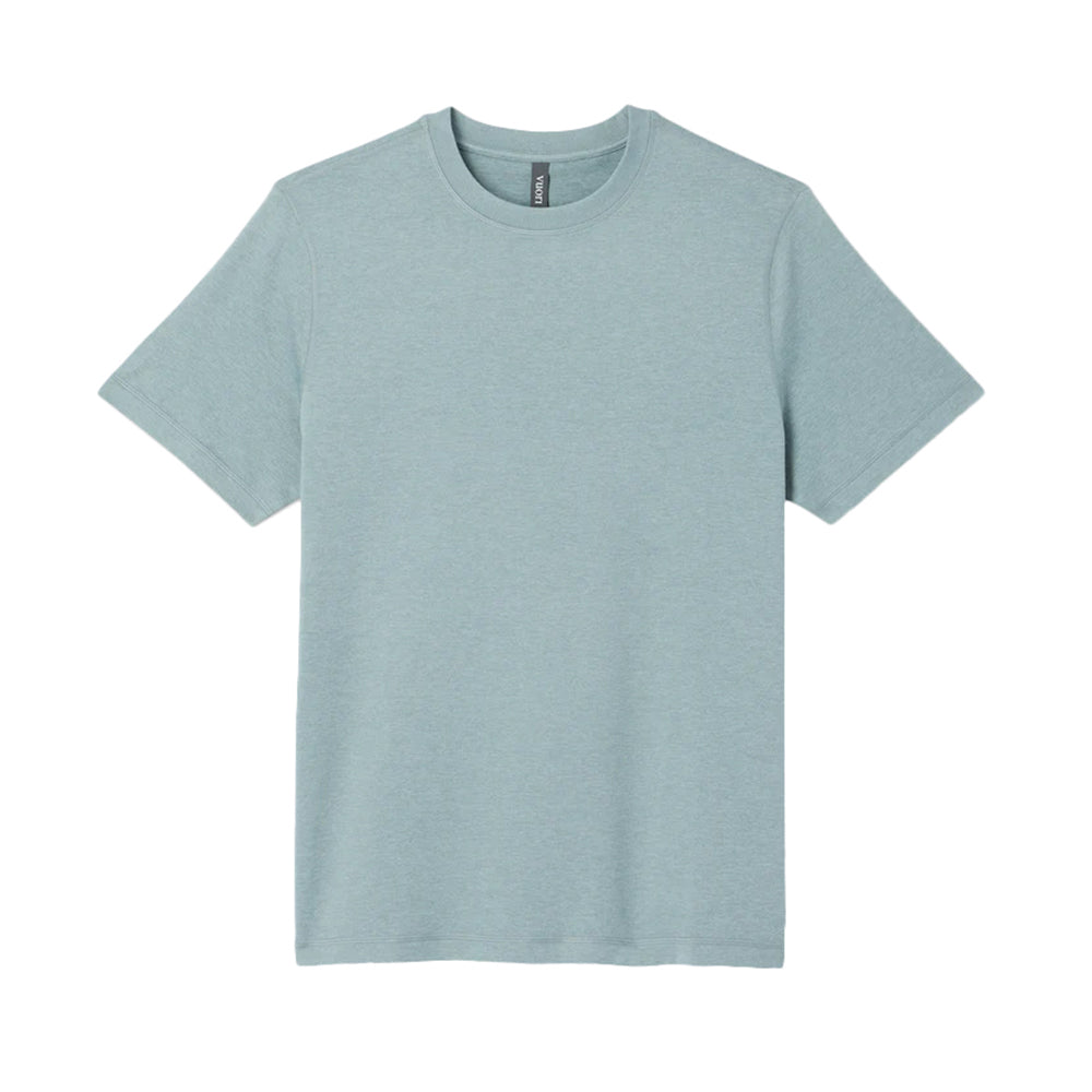 Vuori short sleeve Ponto Performance Tee Tops in Blue Color