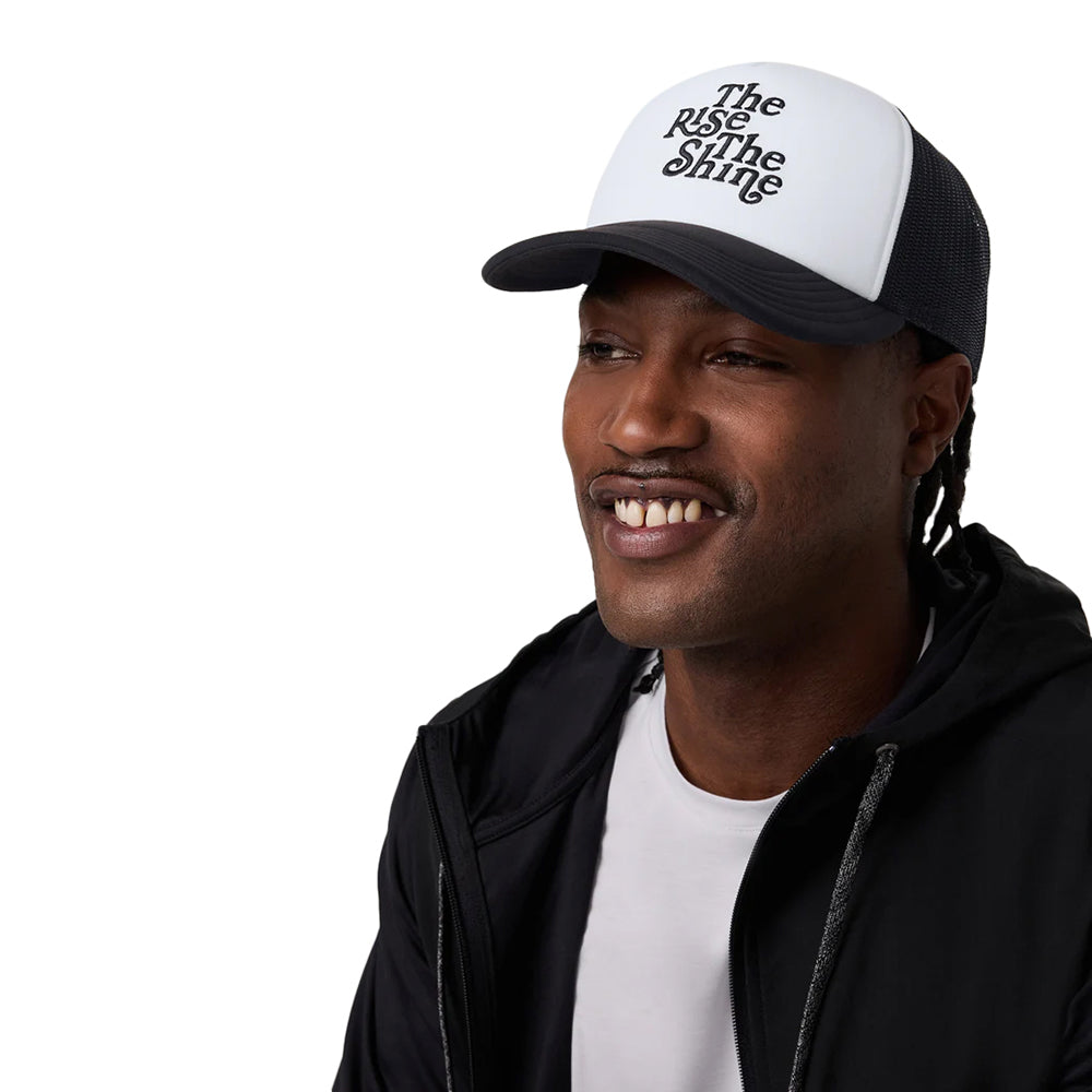 Vuori The Rise The Shine Truck Hats in Black Color