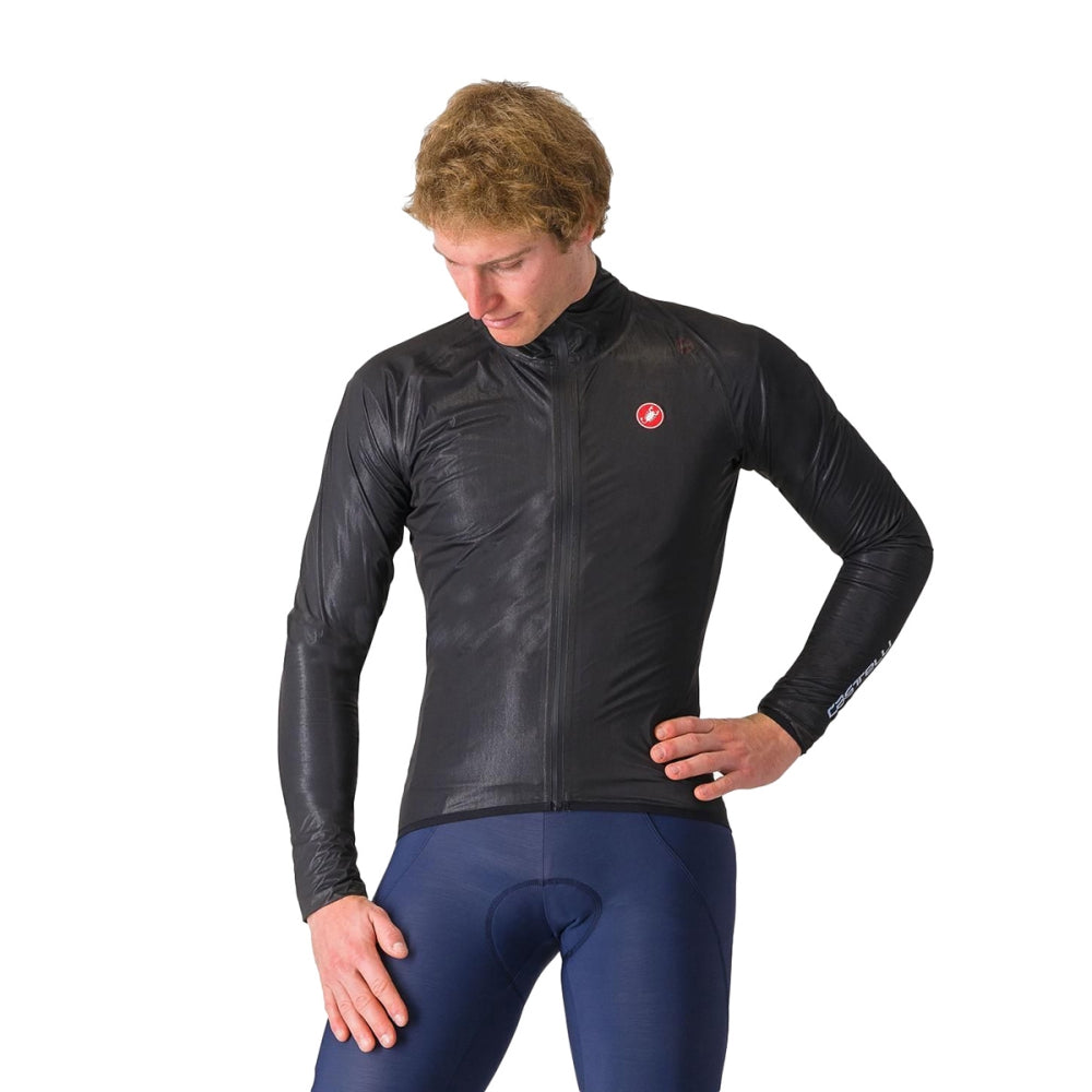 Castelli Squall Shell Jacket Cycling Jackets in Black Color