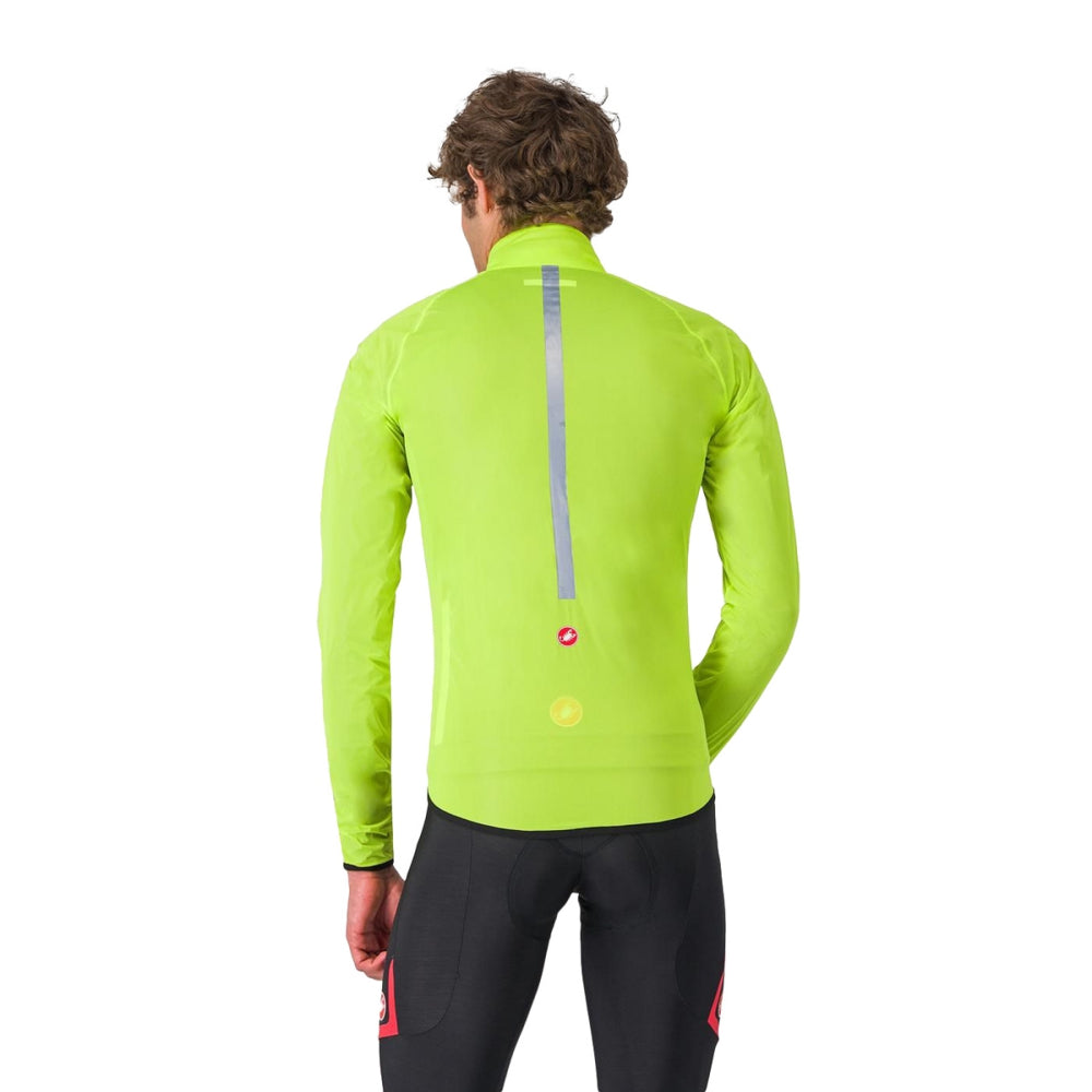 Castelli Squall Shell Jacket Cycling Jackets in Yellow Color