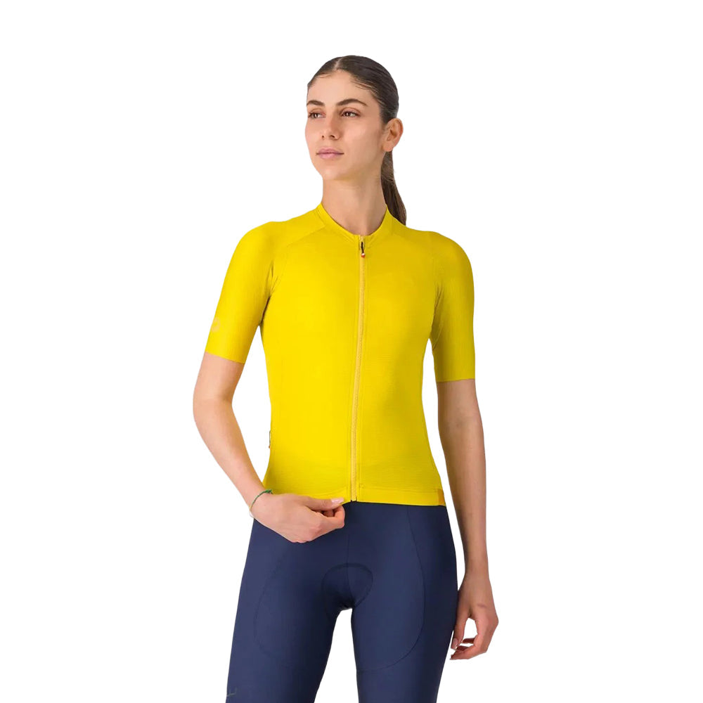 Castelli Espresso 2 W Jersey in Yellow Color
