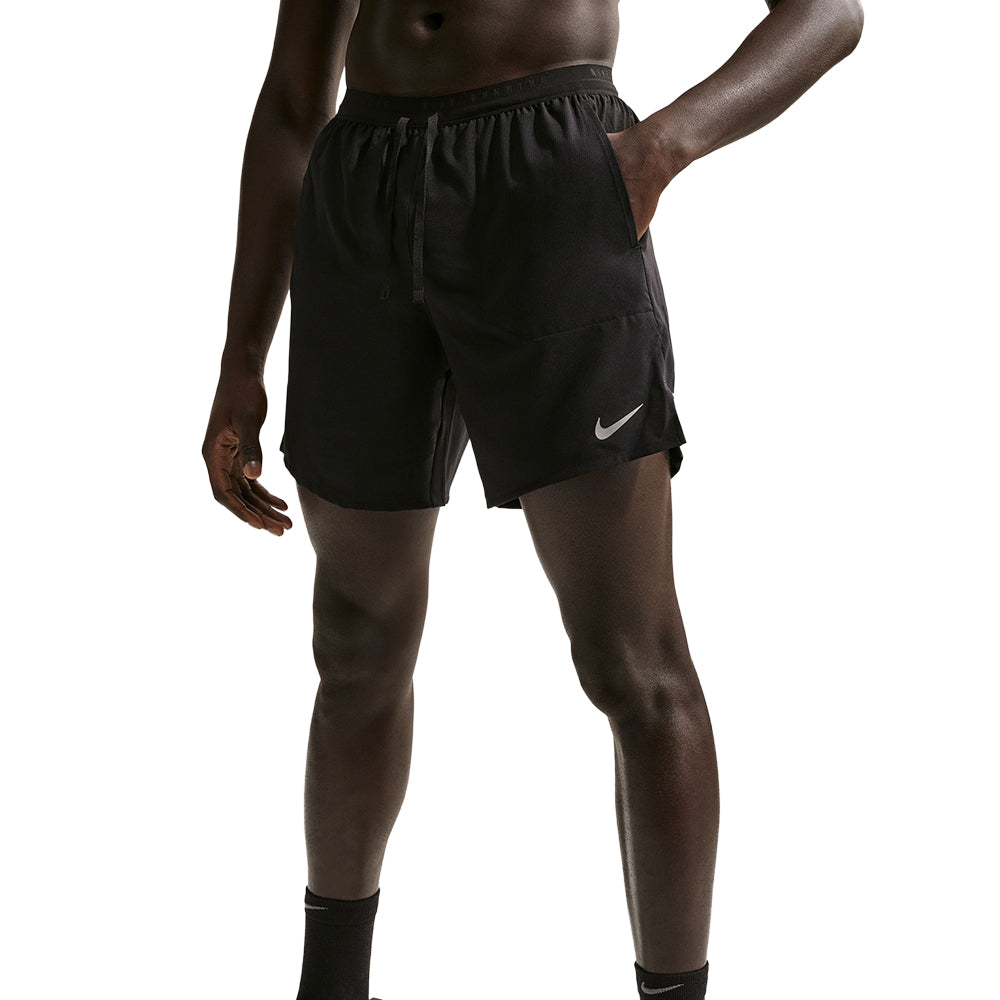 Nike M Stride Df 7In 2In1 Run Shorts in Black Color