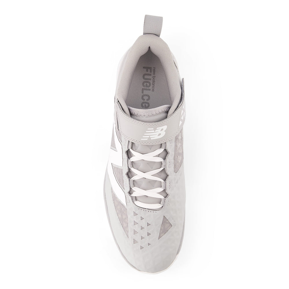 New Balance FuelCell 4040 V8 Molded Baseball Cleats in Grey Color