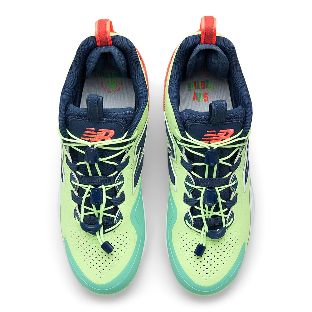 New Balance FuelCell Lindor 3 Comp Baseball Cleats in Green Color